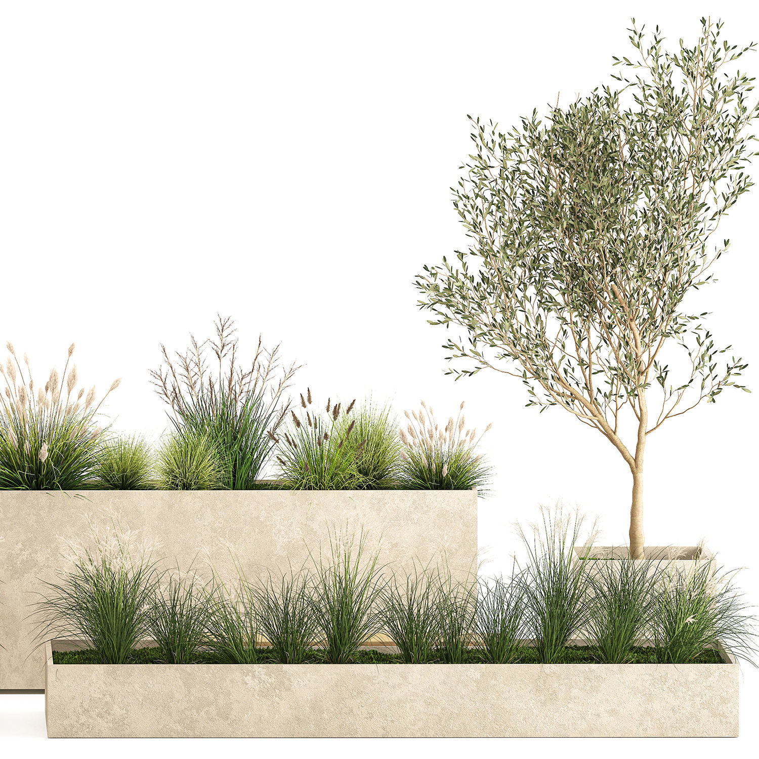 Bushes For Landscaping And Urban Environments 1141 3D model_7