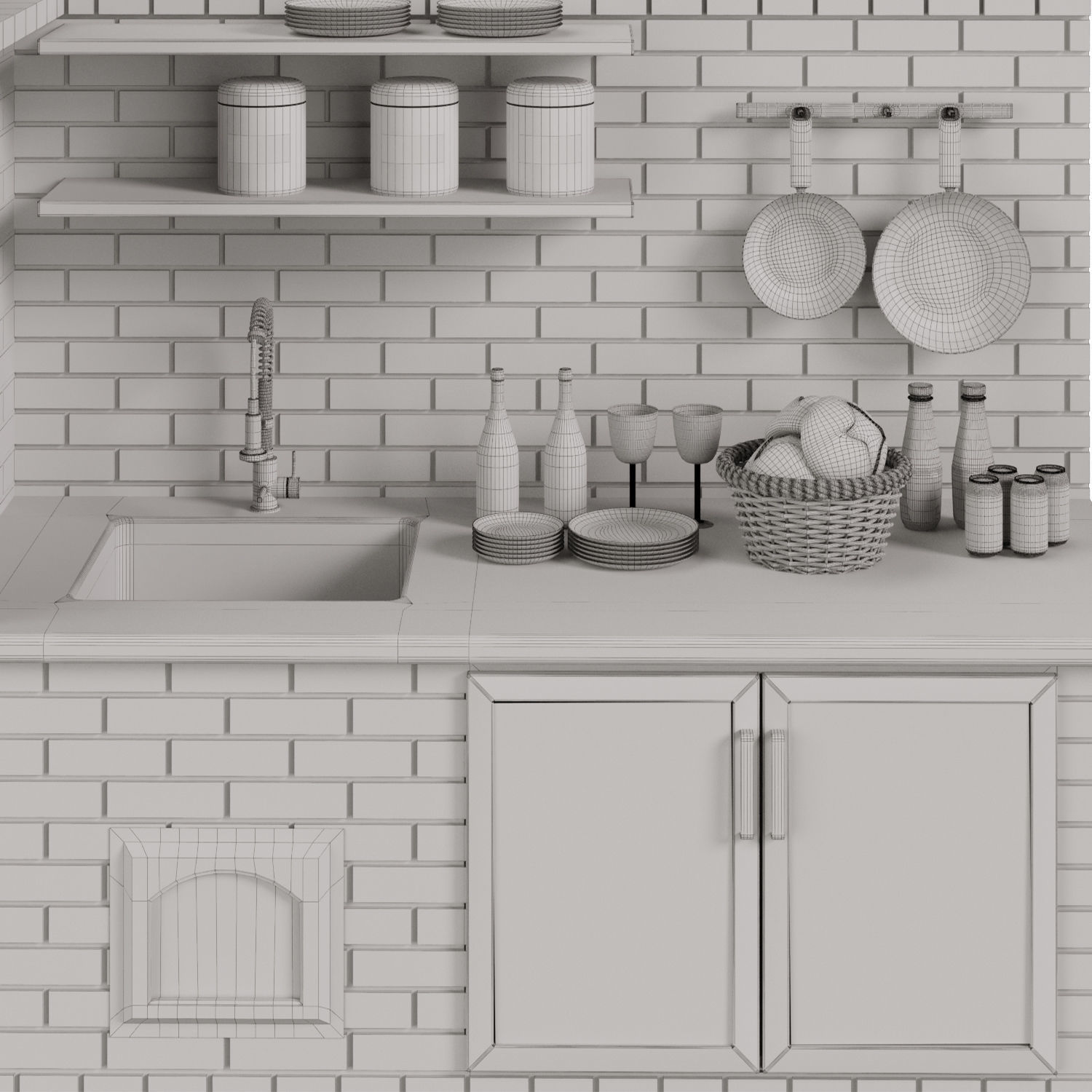 brick bbq2 3D model_7