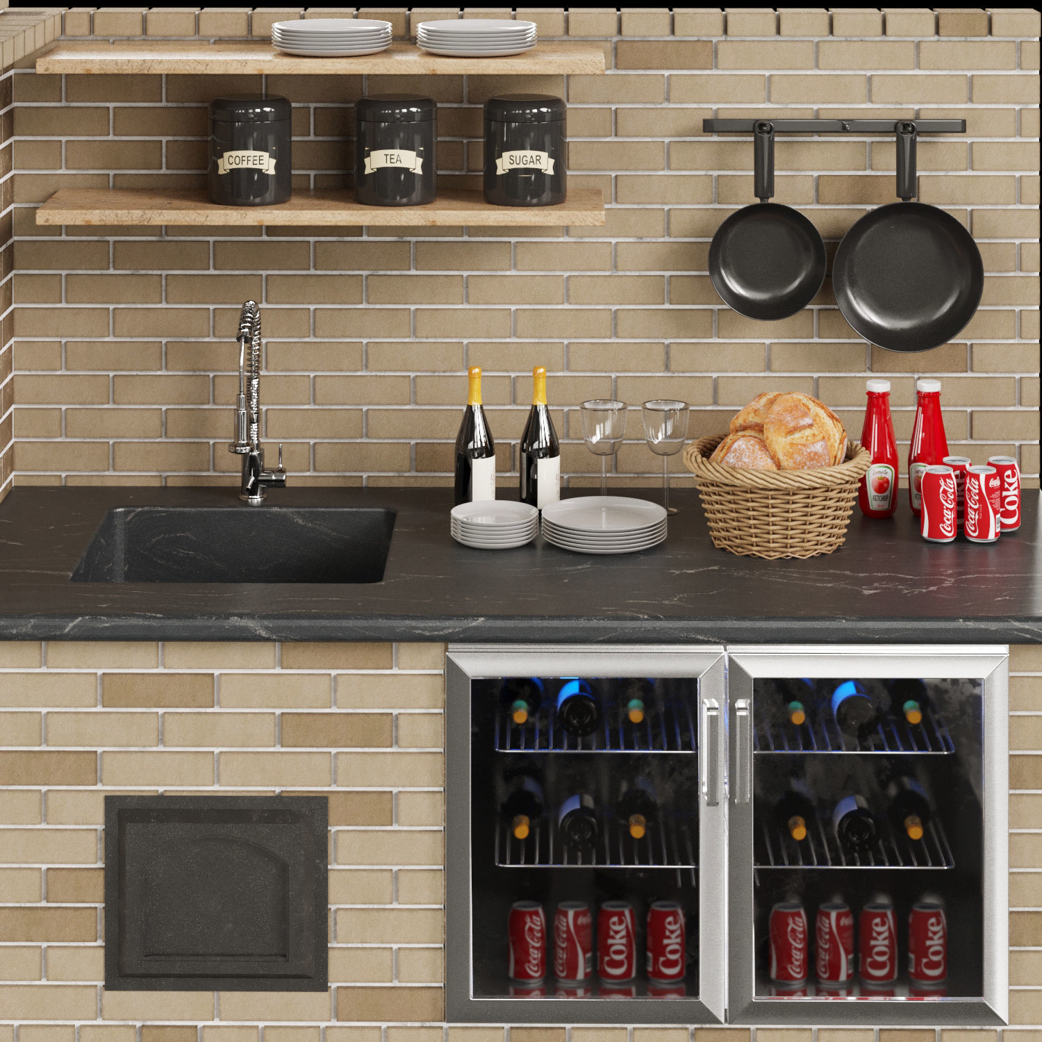 brick bbq2 3D model_5