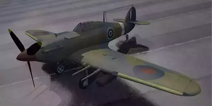 Hawker Hurricane Mk-2c Night Fighter