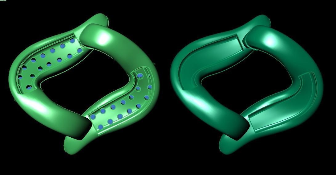 Spiked Cuban Chain 3D print model_11