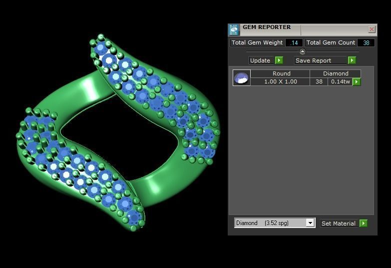 Spiked Cuban Chain 3D print model_13