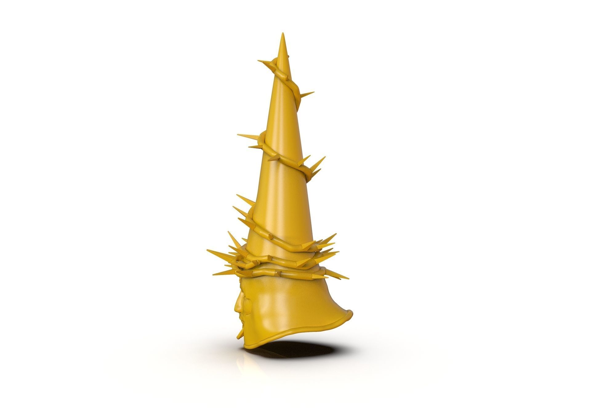 The Penitent One Helmet Blasphemous Close Mouth 3D print model_9