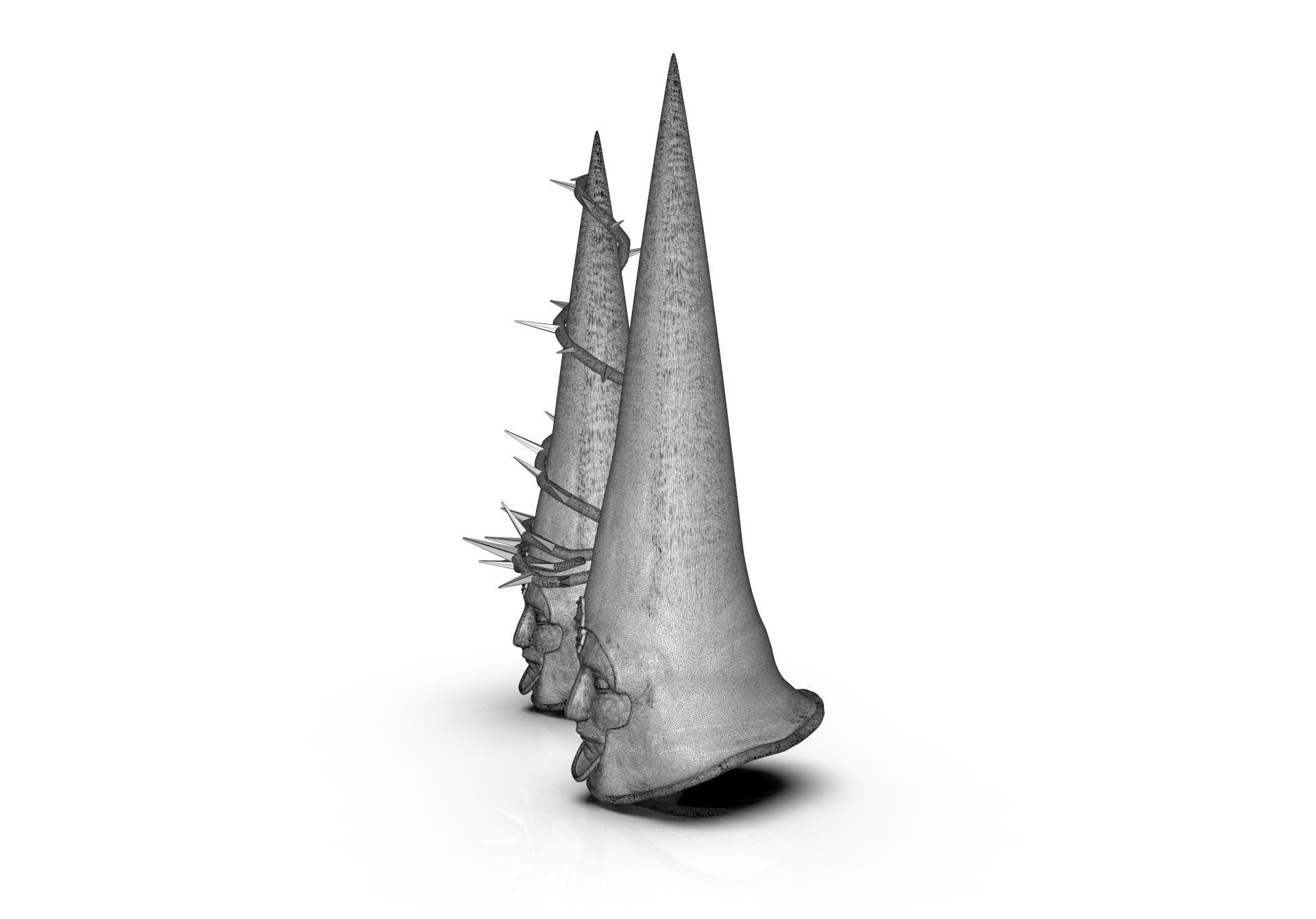 The Penitent One Helmet Blasphemous Close Mouth 3D print model_42