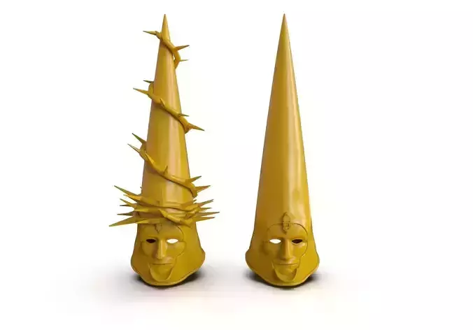 The Penitent One Helmet Blasphemous Close Mouth 3D print model