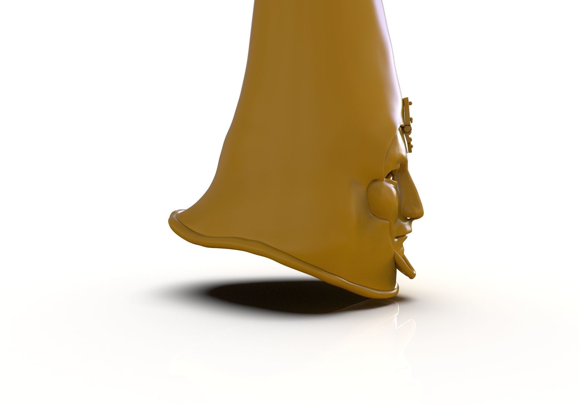 The Penitent One Helmet Blasphemous Close Mouth 3D print model_34