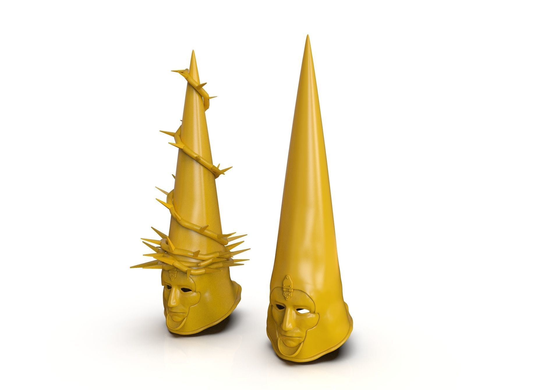 The Penitent One Helmet Blasphemous Close Mouth 3D print model_6