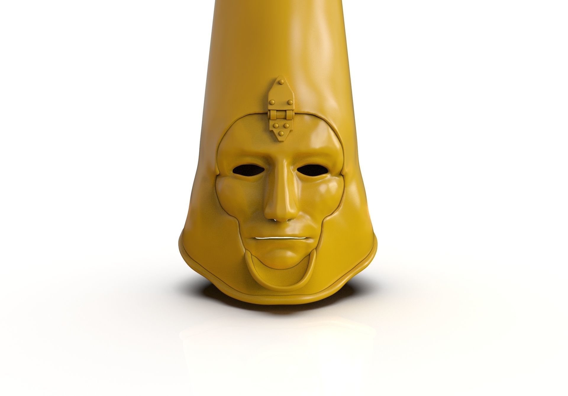 The Penitent One Helmet Blasphemous Close Mouth 3D print model_29