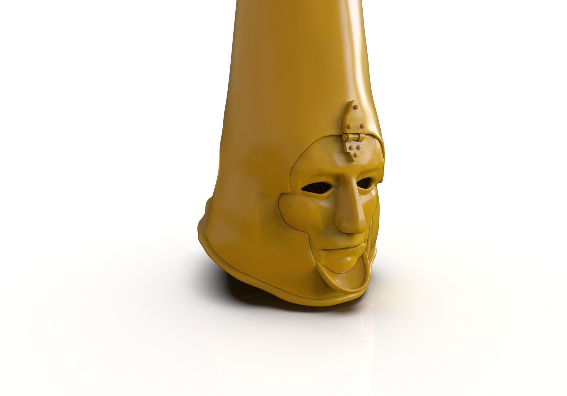 The Penitent One Helmet Blasphemous Close Mouth 3D print model_35