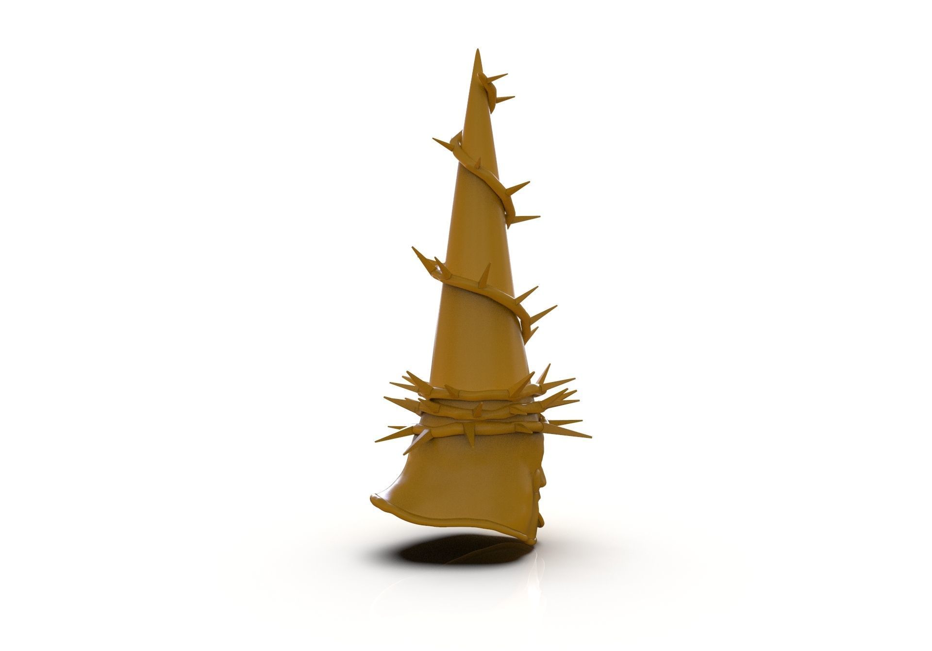 The Penitent One Helmet Blasphemous Close Mouth 3D print model_11