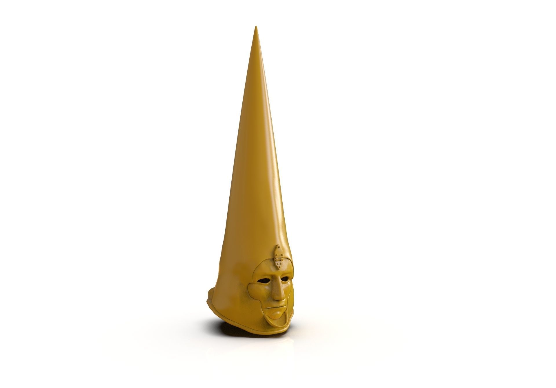 The Penitent One Helmet Blasphemous Close Mouth 3D print model_28