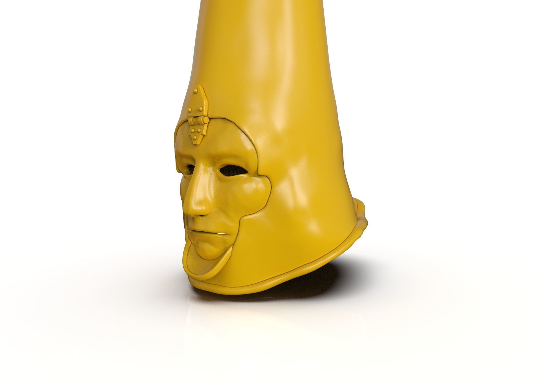 The Penitent One Helmet Blasphemous Close Mouth 3D print model_30