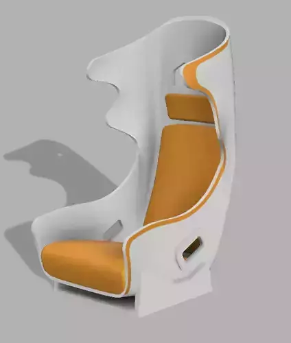 10th SCALE RC CAR SEAT 3D print model