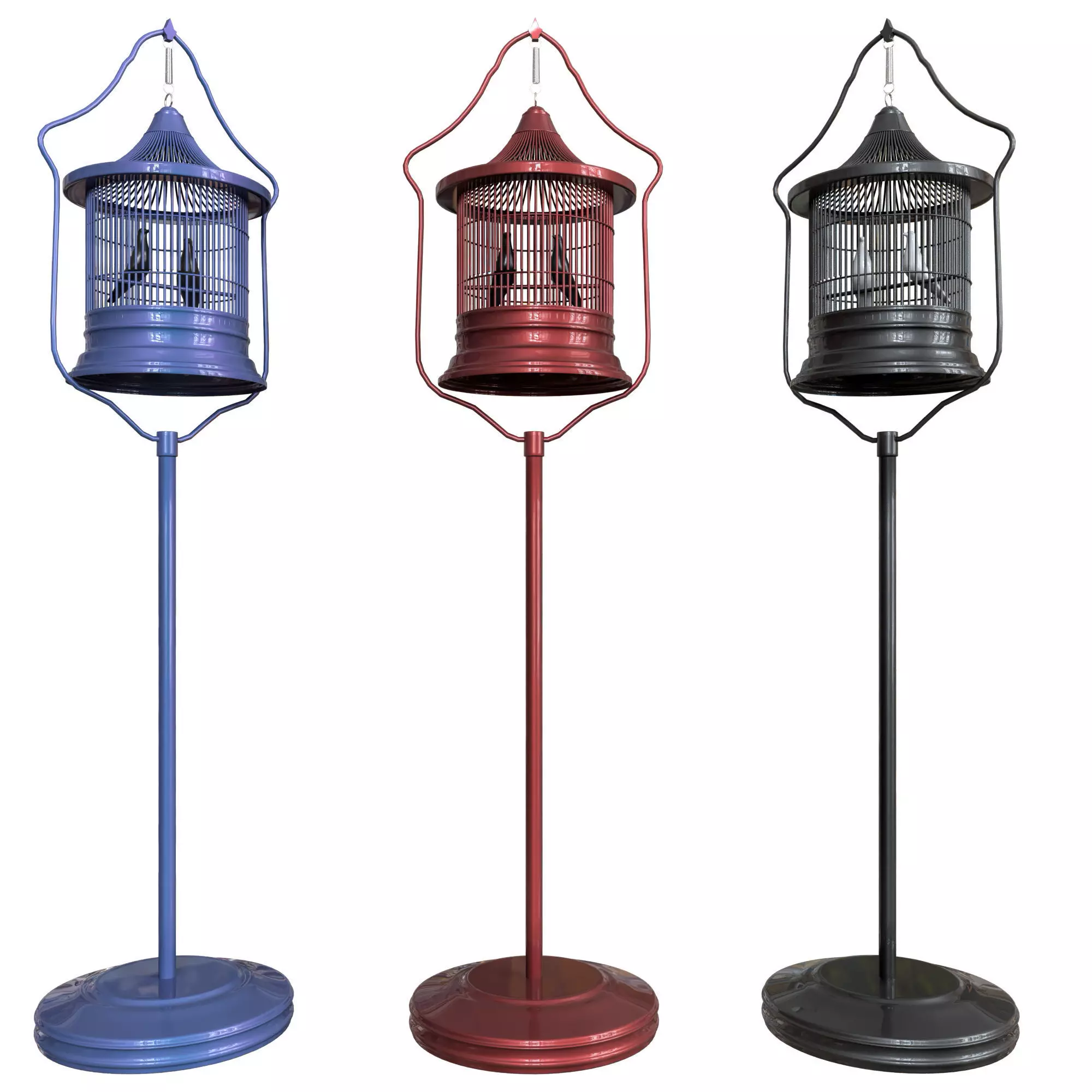 cage decorative 3D model_0