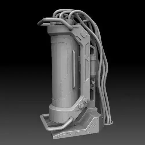 Sci Fi Container Printable 3D print model