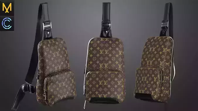 Louis Vuitton Bag OBJ mtl FBX ZPRJ