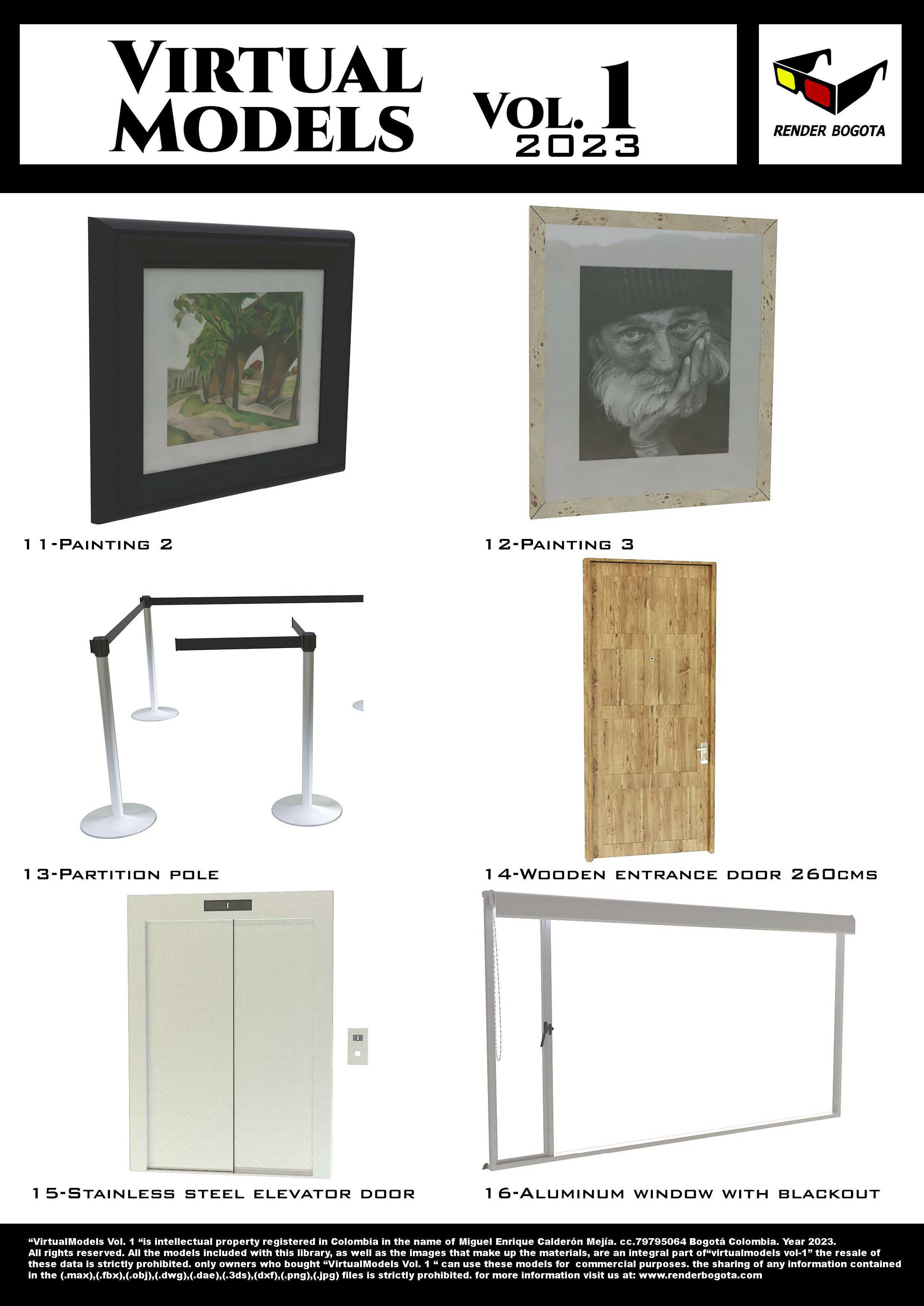 Virtual models vol-1 3D model_2