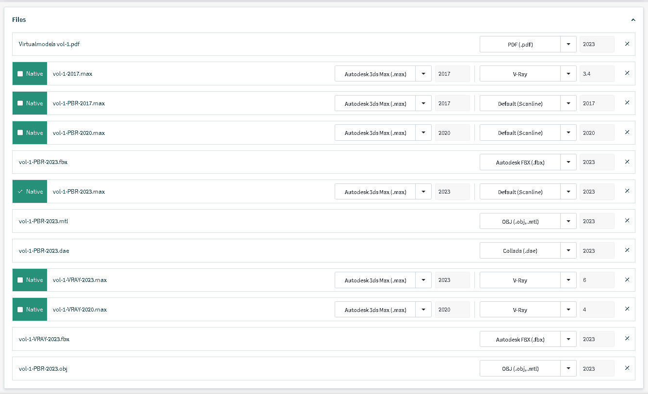 Virtual models vol-1 3D model_12