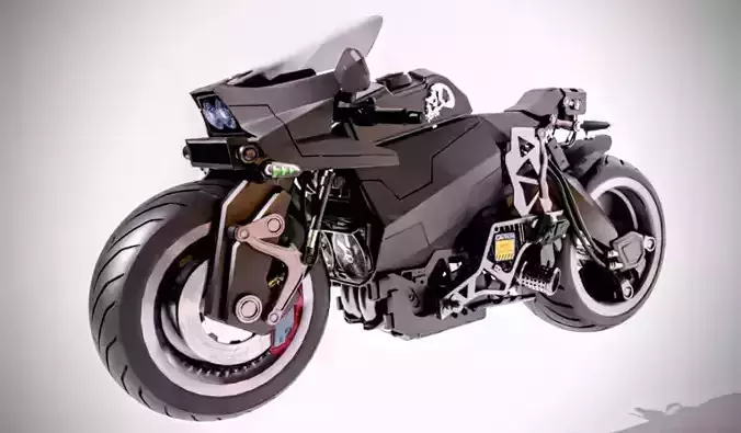 Maude Motorbike 3D model