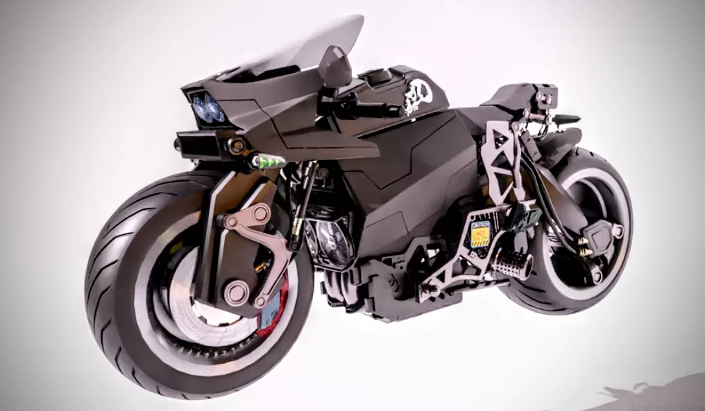 Maude Motorbike 3D model_0