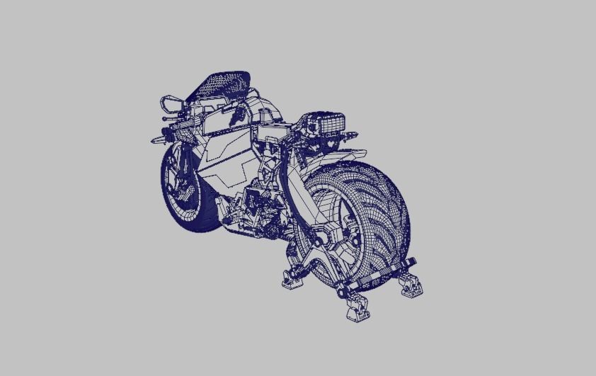 Maude Motorbike 3D model_2