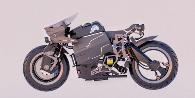 Maude Motorbike 3D model_5