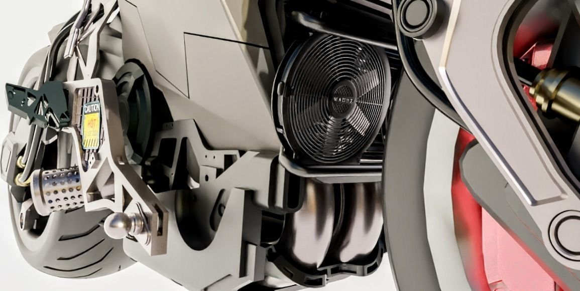 Maude Motorbike 3D model_1