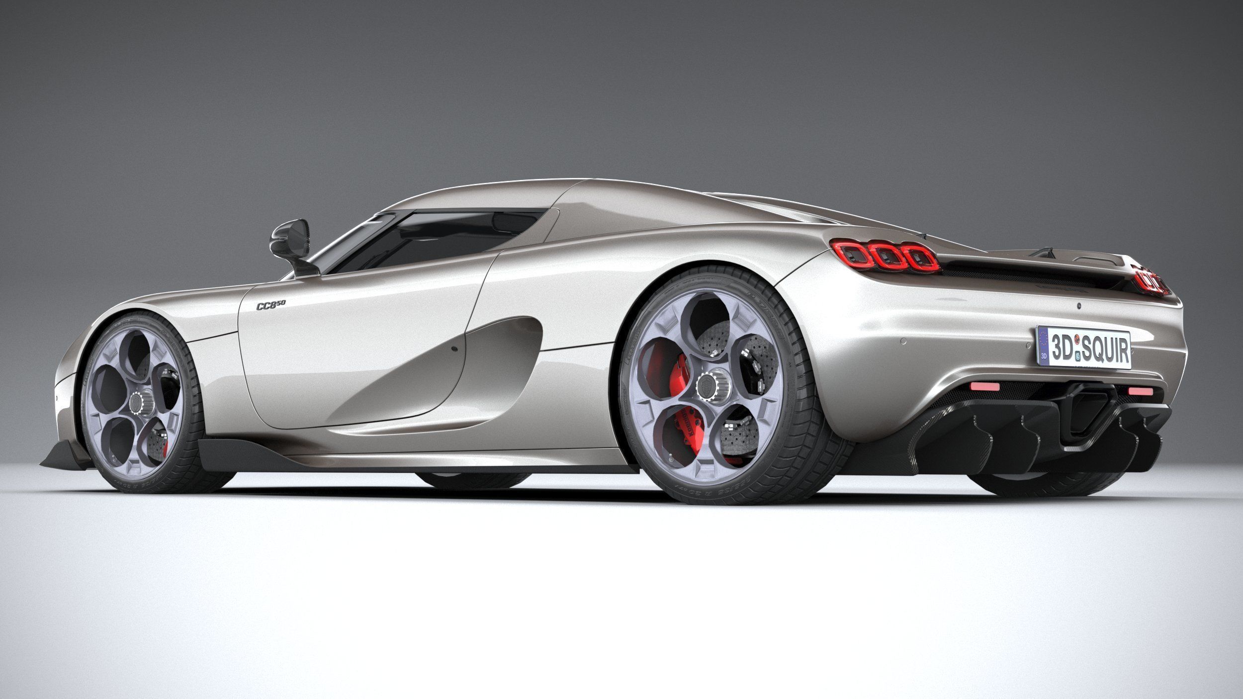 Koenigsegg CC850 2023 LowPoly 3D model_5