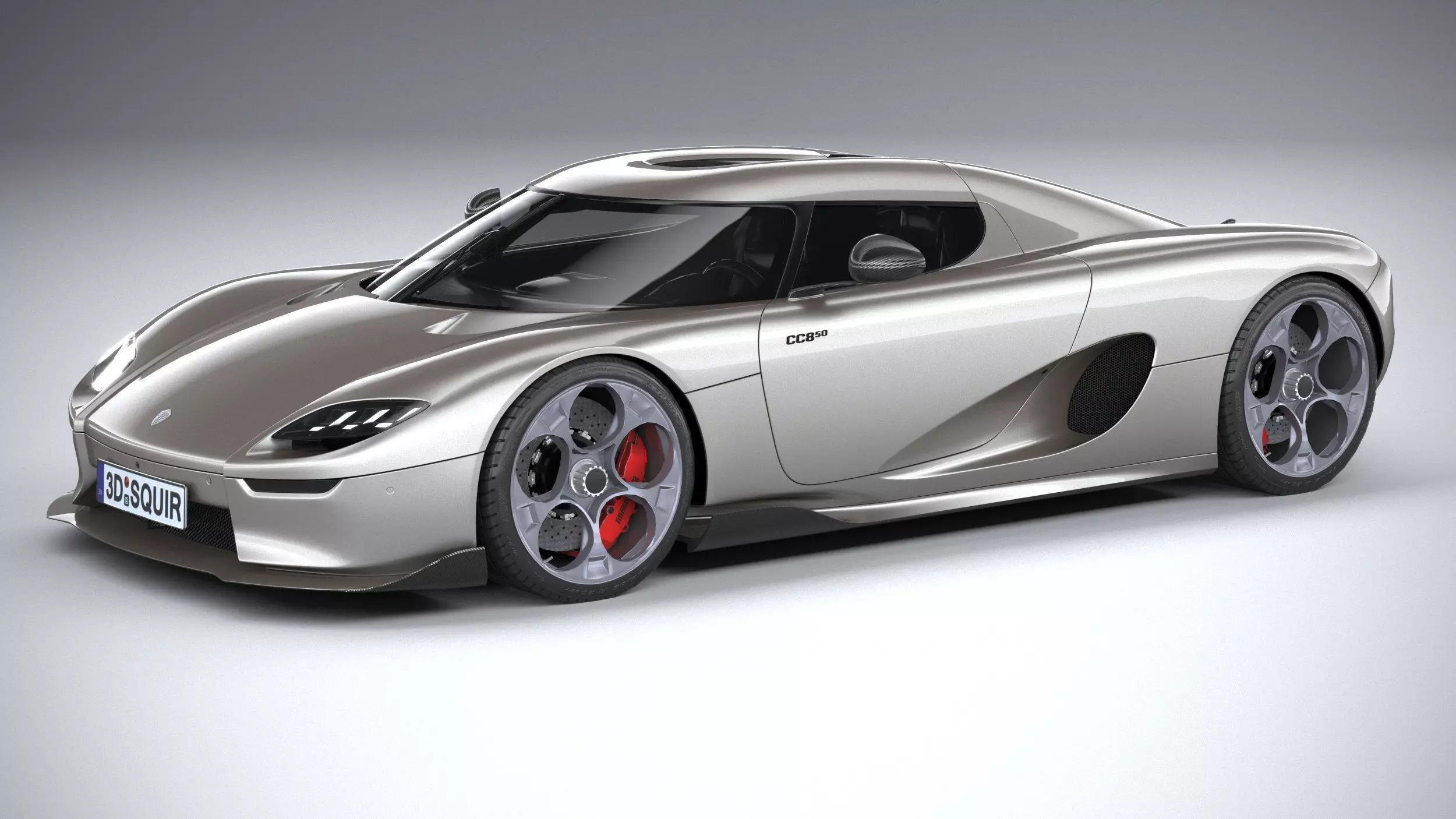 Koenigsegg CC850 2023 LowPoly 3D model_0