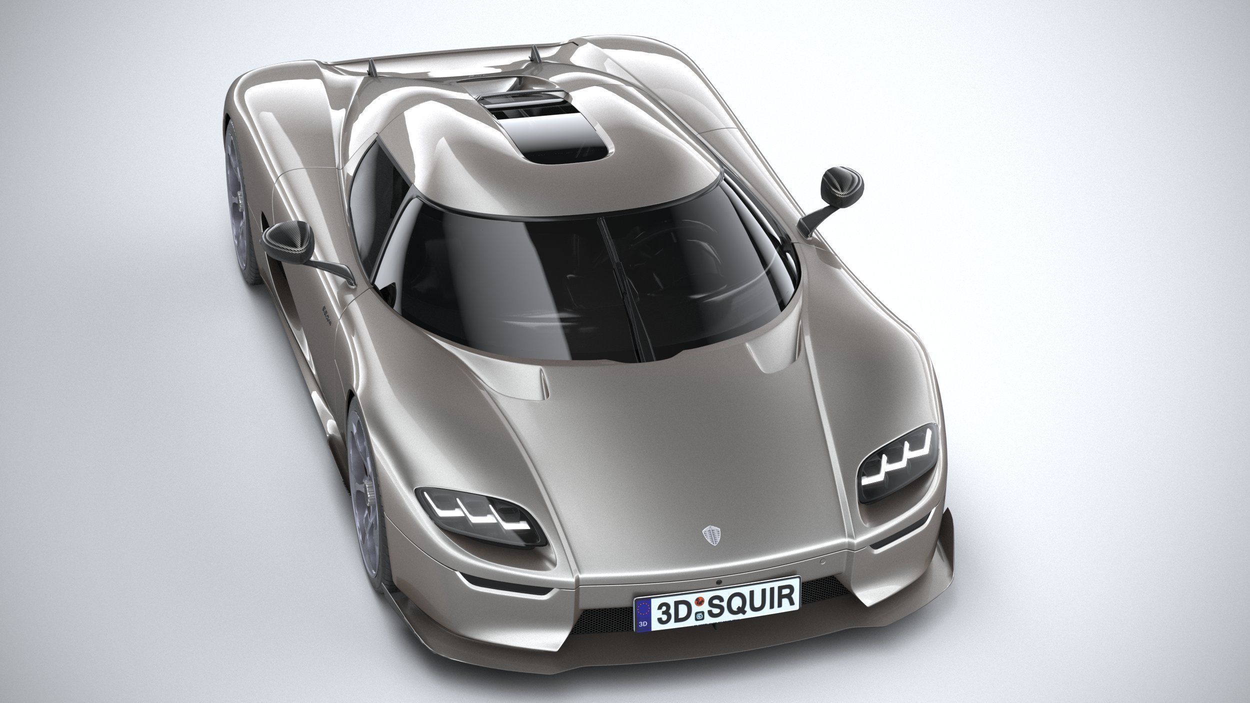 Koenigsegg CC850 2023 LowPoly 3D model_12