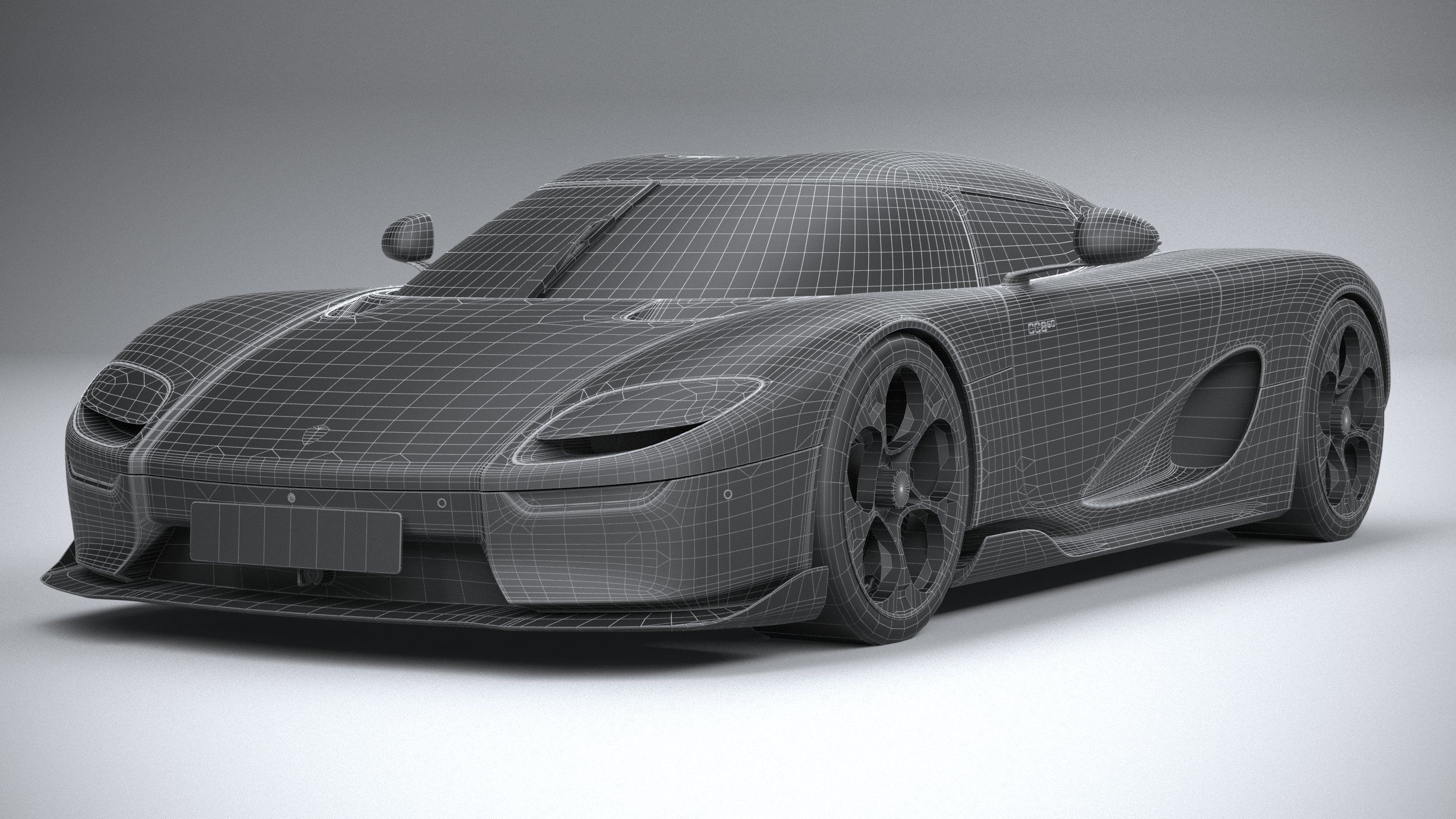 Koenigsegg CC850 2023 LowPoly 3D model_27