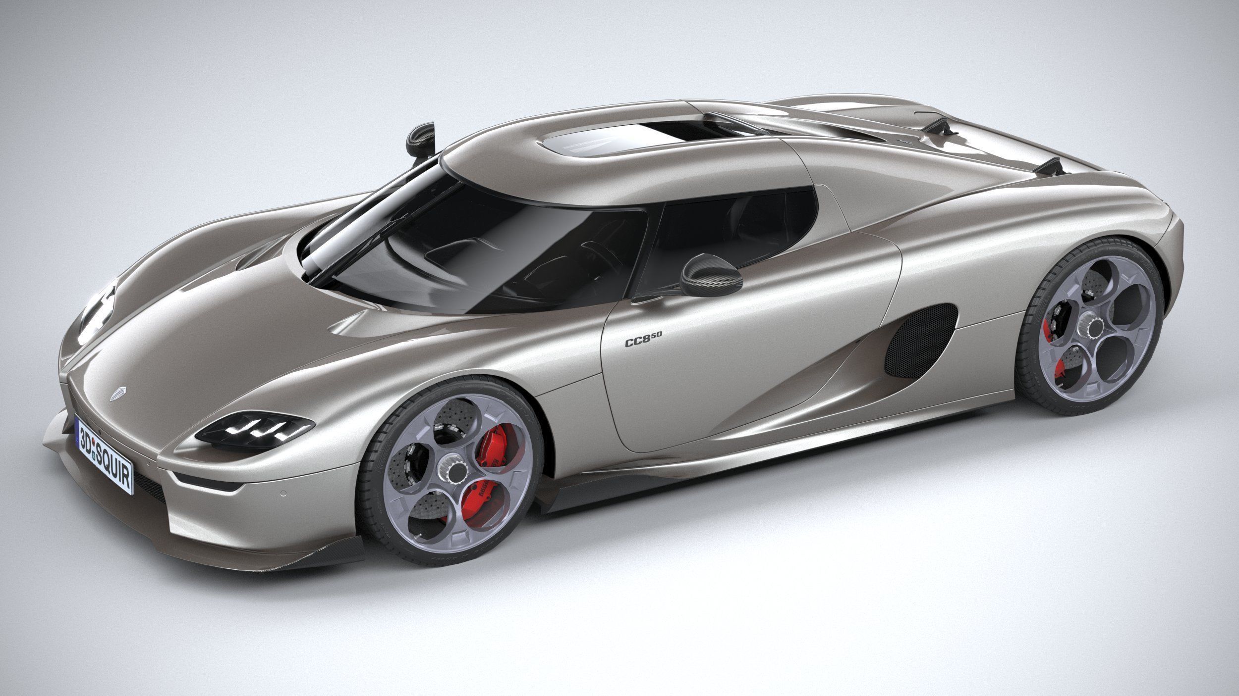 Koenigsegg CC850 2023 LowPoly 3D model_7