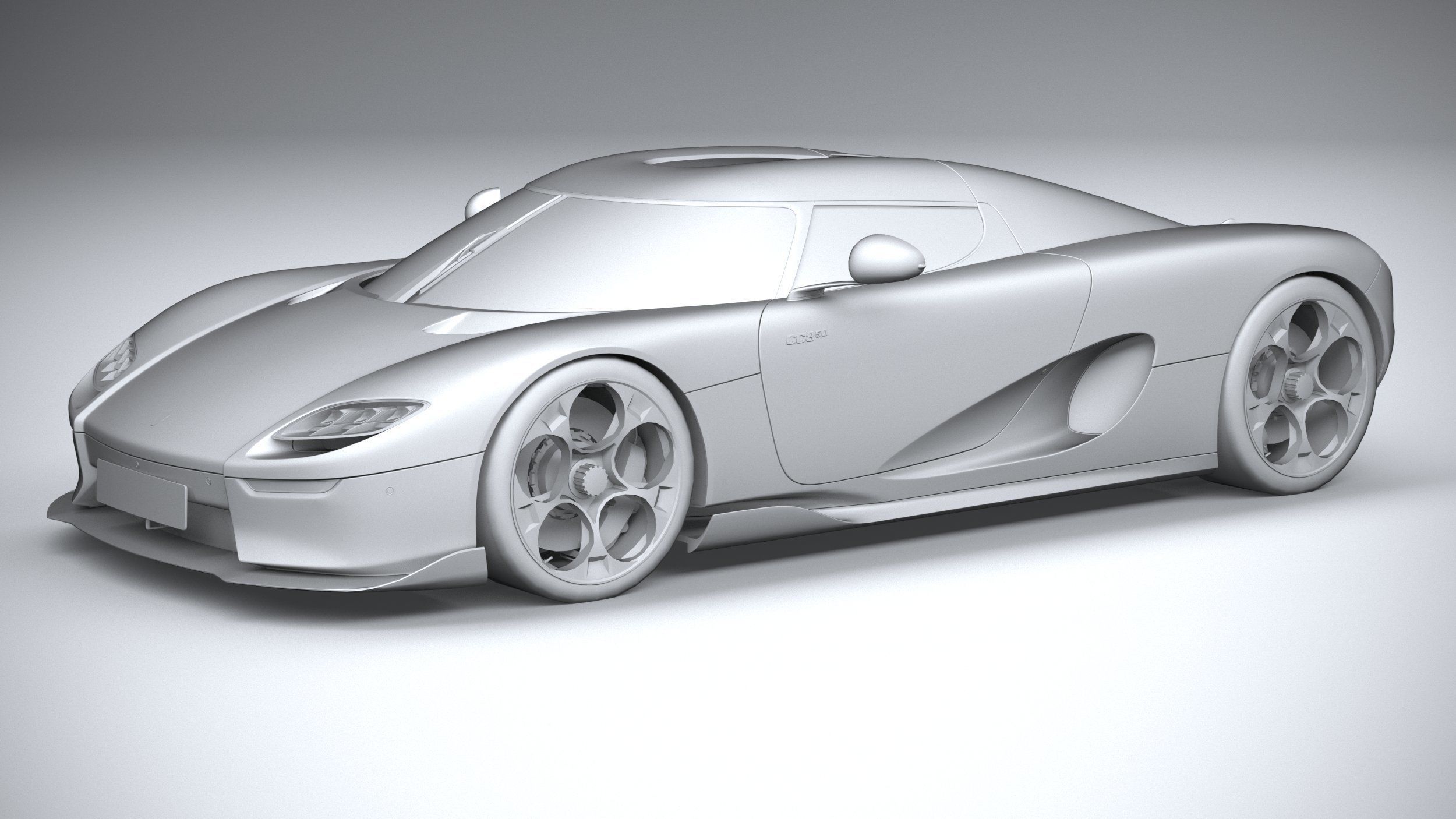 Koenigsegg CC850 2023 LowPoly 3D model_19