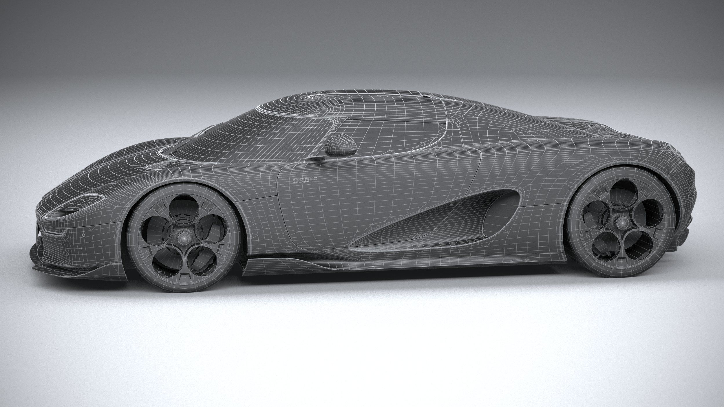 Koenigsegg CC850 2023 LowPoly 3D model_29