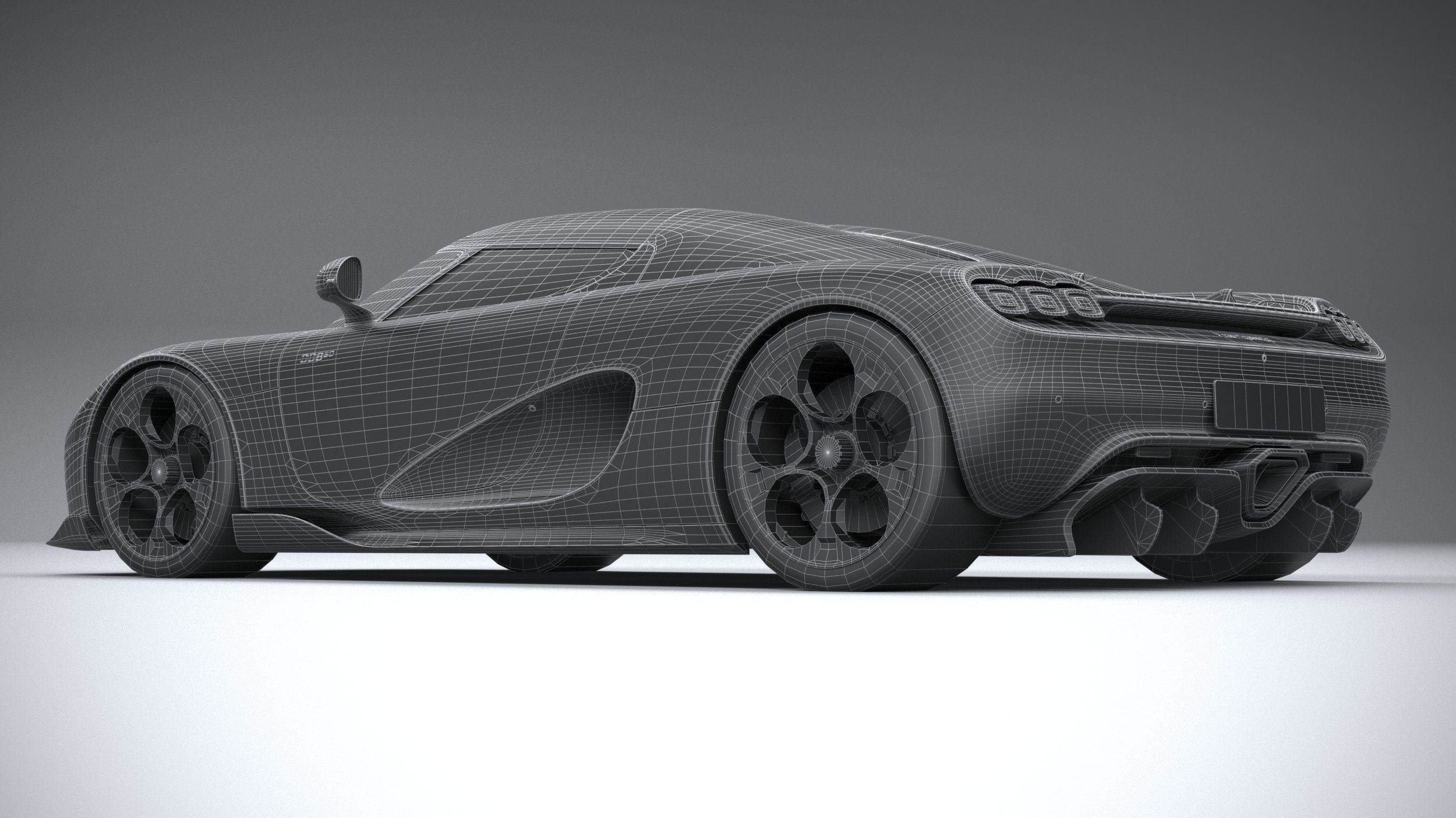 Koenigsegg CC850 2023 LowPoly 3D model_28