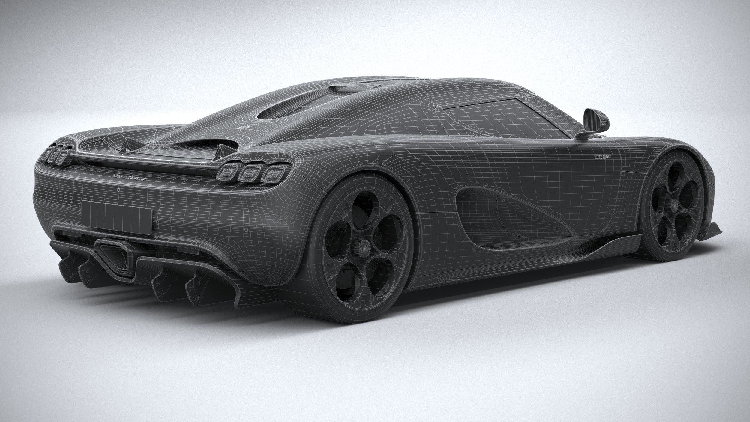 Koenigsegg CC850 2023 LowPoly 3D model_32