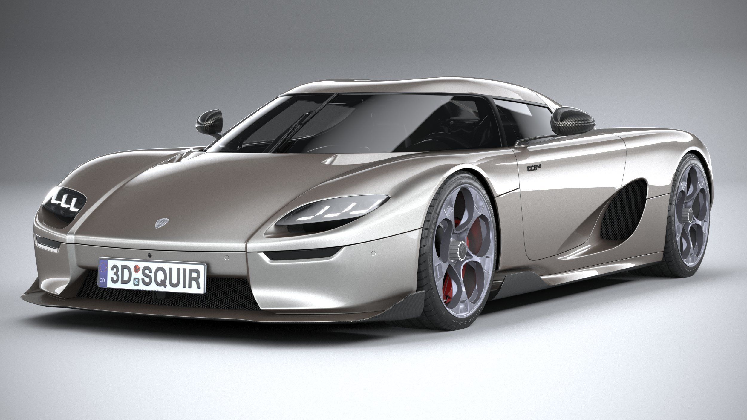 Koenigsegg CC850 2023 LowPoly 3D model_2