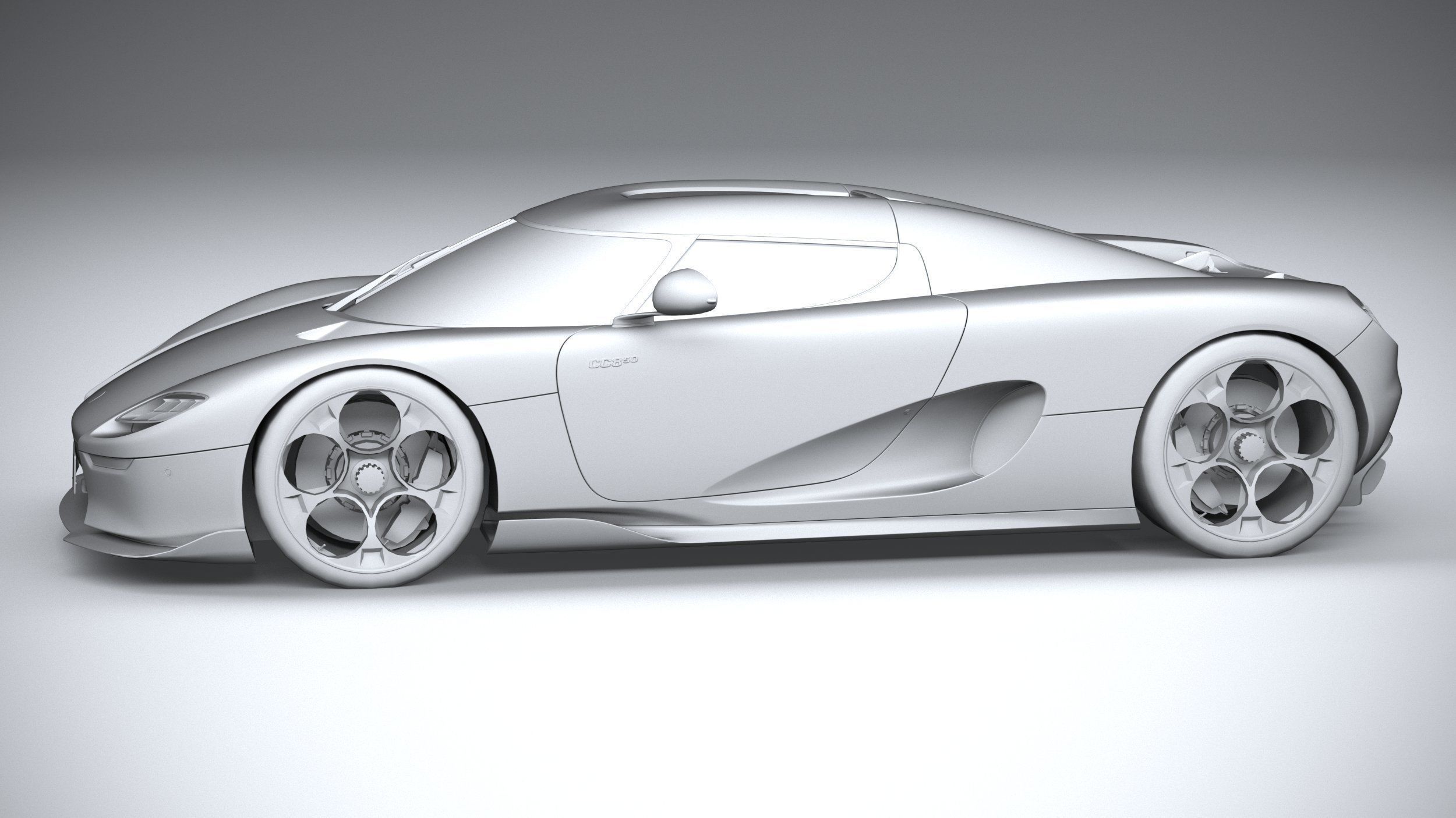 Koenigsegg CC850 2023 LowPoly 3D model_22