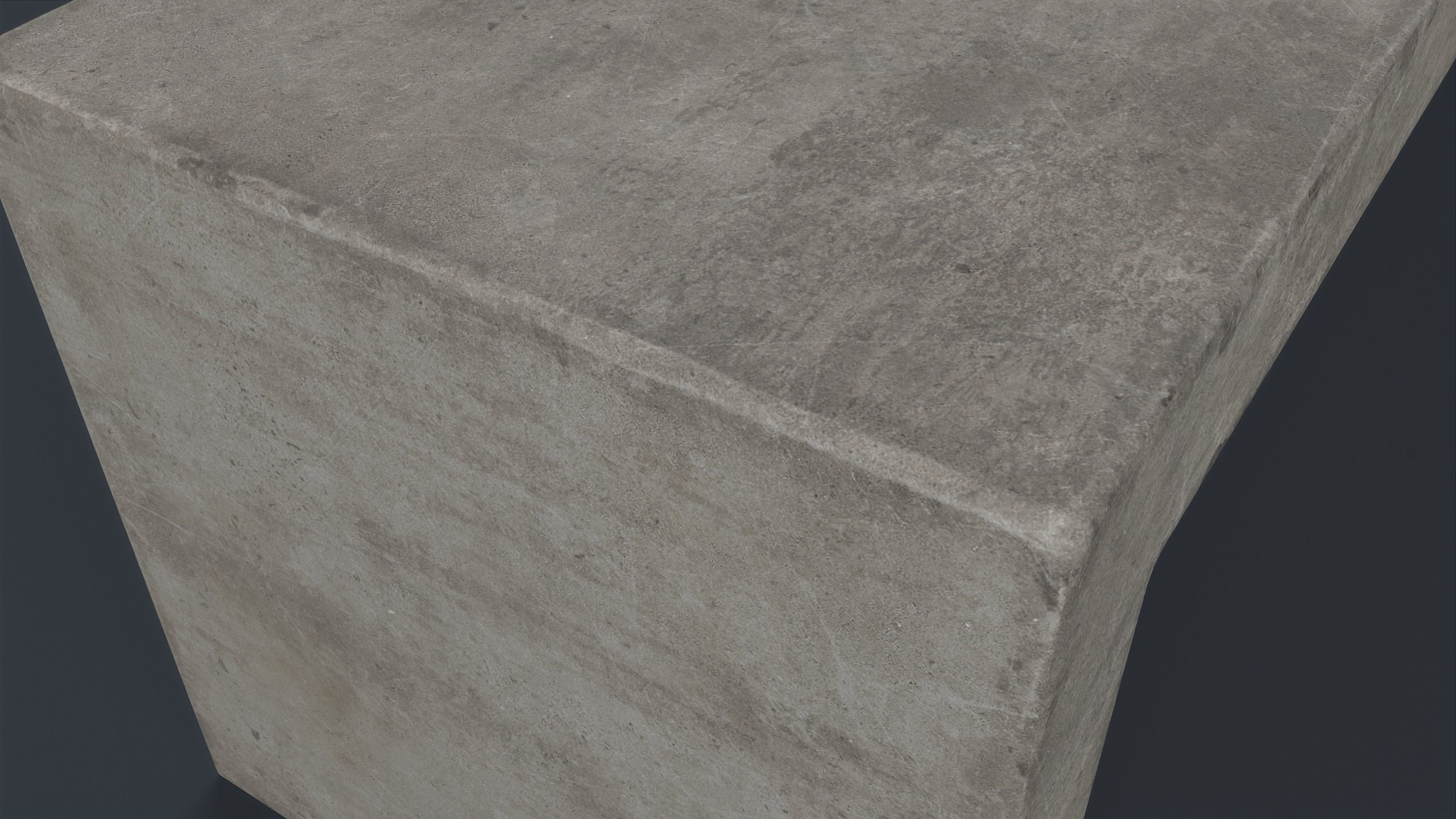 Modern Outdoor Bench 77 PBR Game Ready Low-poly 3D model_23