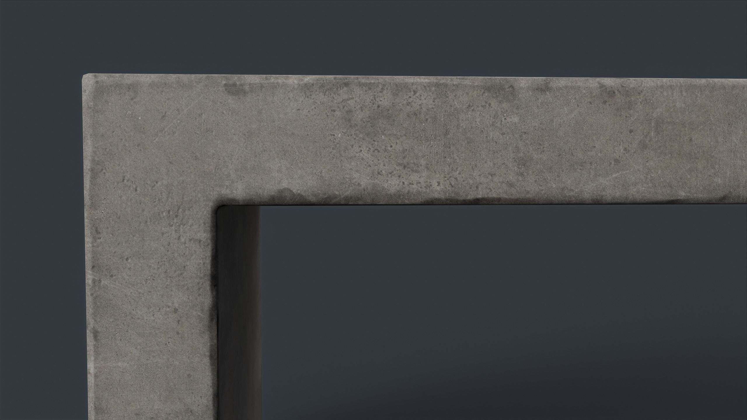 Modern Outdoor Bench 77 PBR Game Ready Low-poly 3D model_16