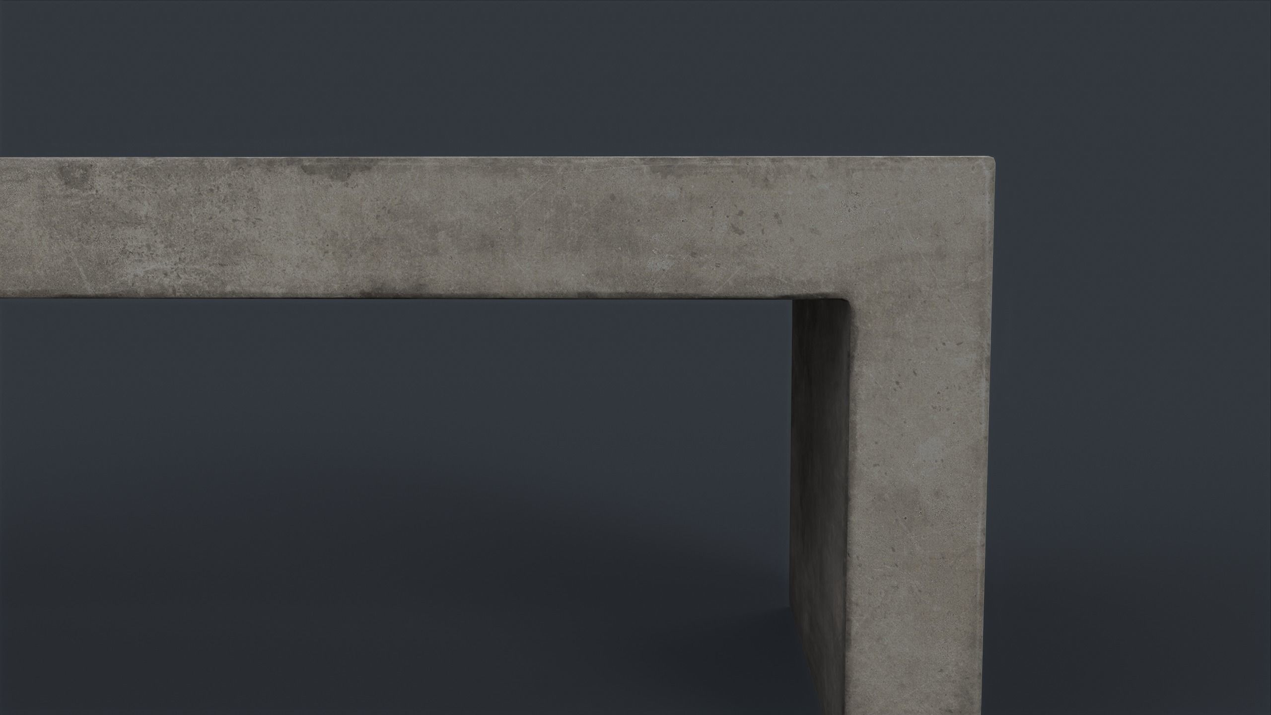 Modern Outdoor Bench 77 PBR Game Ready Low-poly 3D model_19