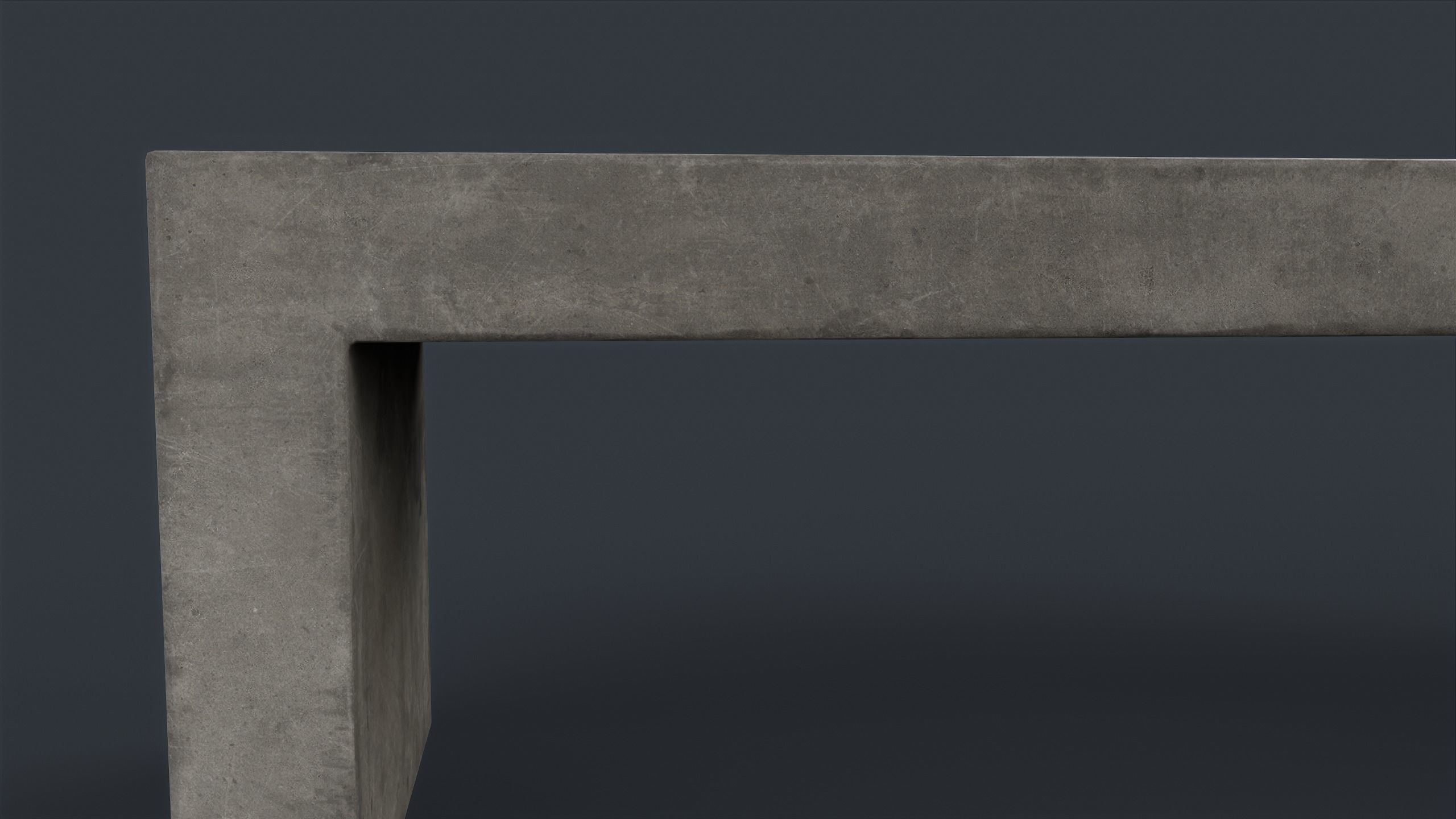 Modern Outdoor Bench 77 PBR Game Ready Low-poly 3D model_18