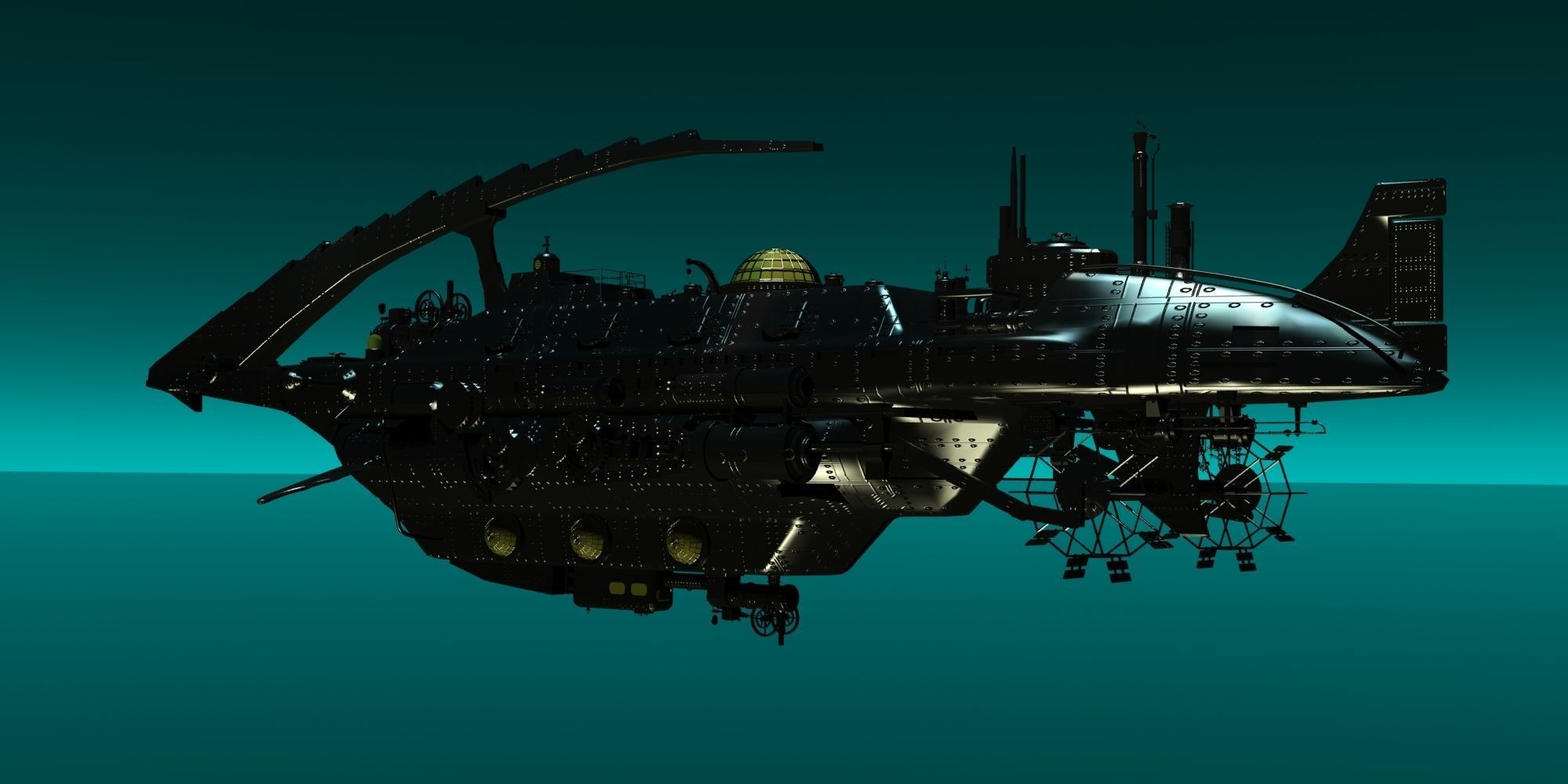 NAUTILUS spaceship 3D model_38