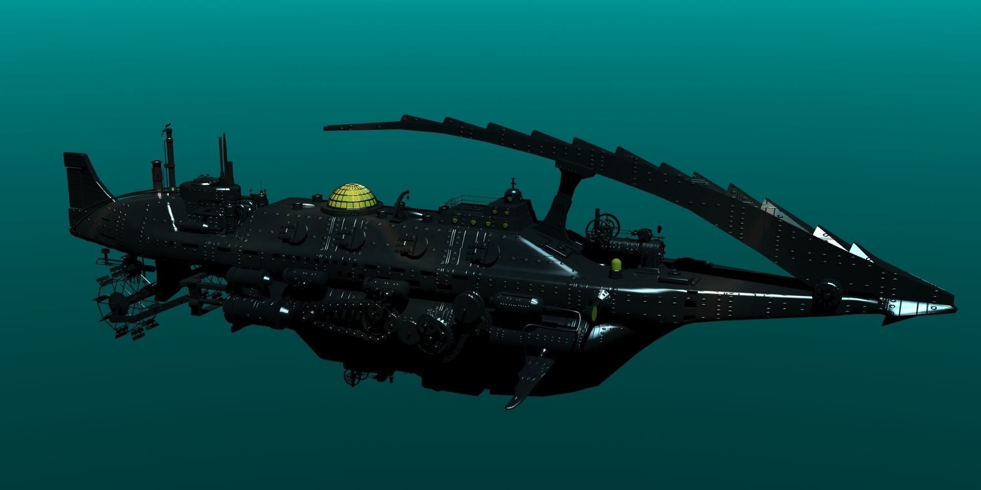 NAUTILUS spaceship 3D model_37