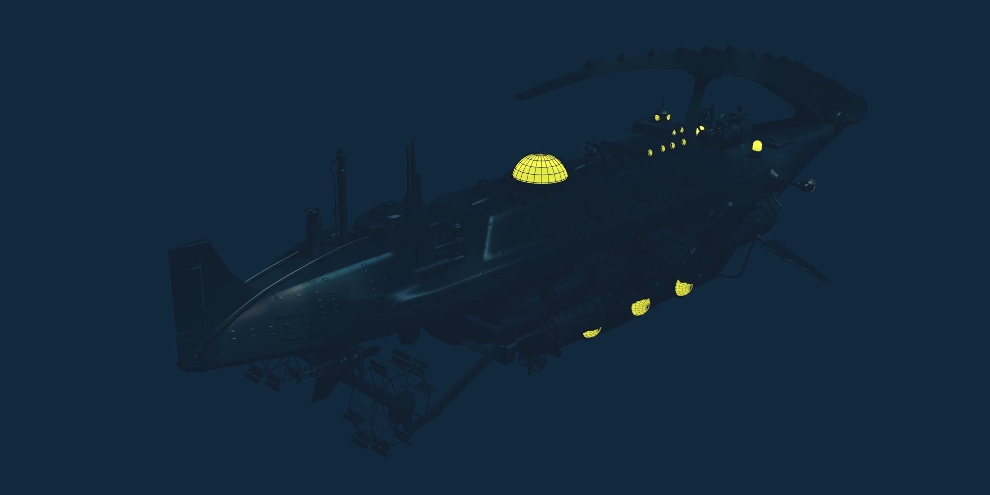 NAUTILUS spaceship 3D model_6
