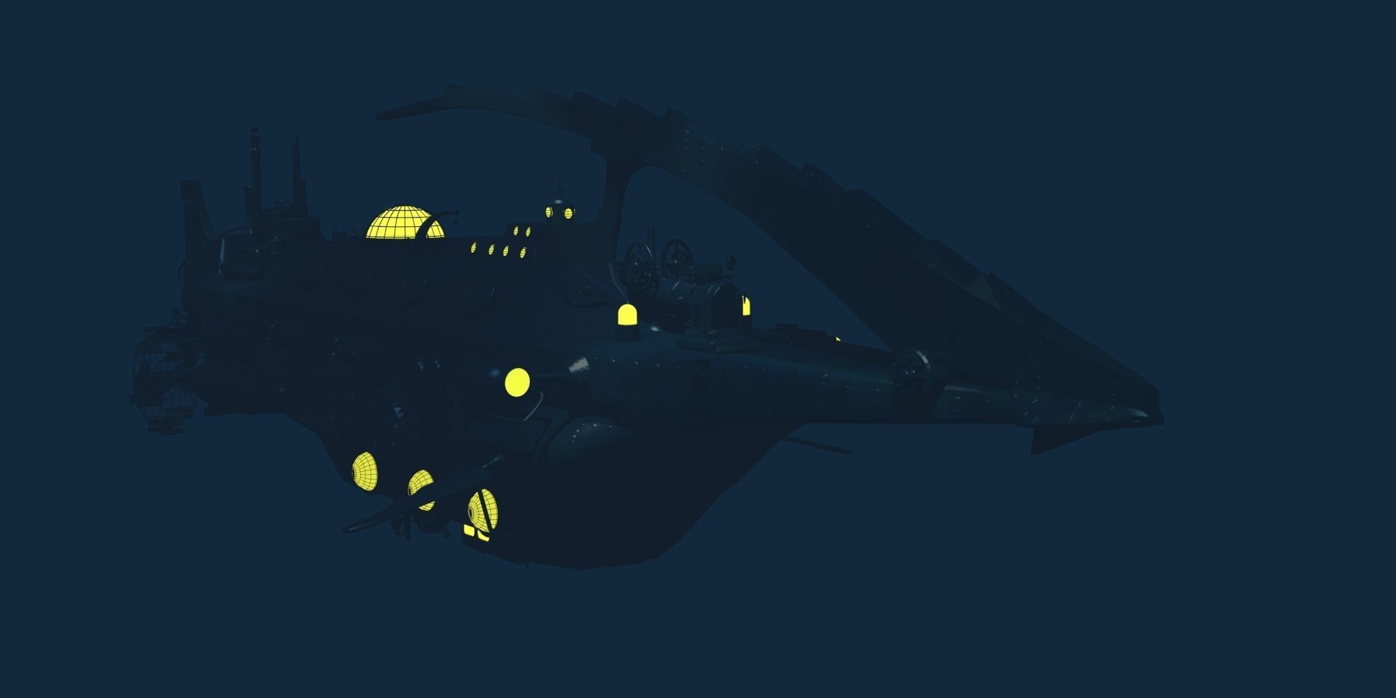 NAUTILUS spaceship 3D model_1