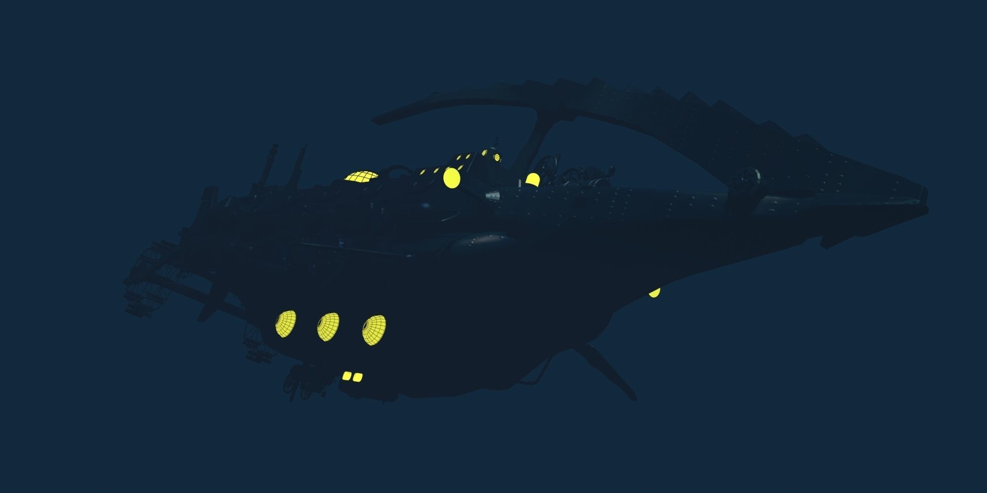 NAUTILUS spaceship 3D model_10