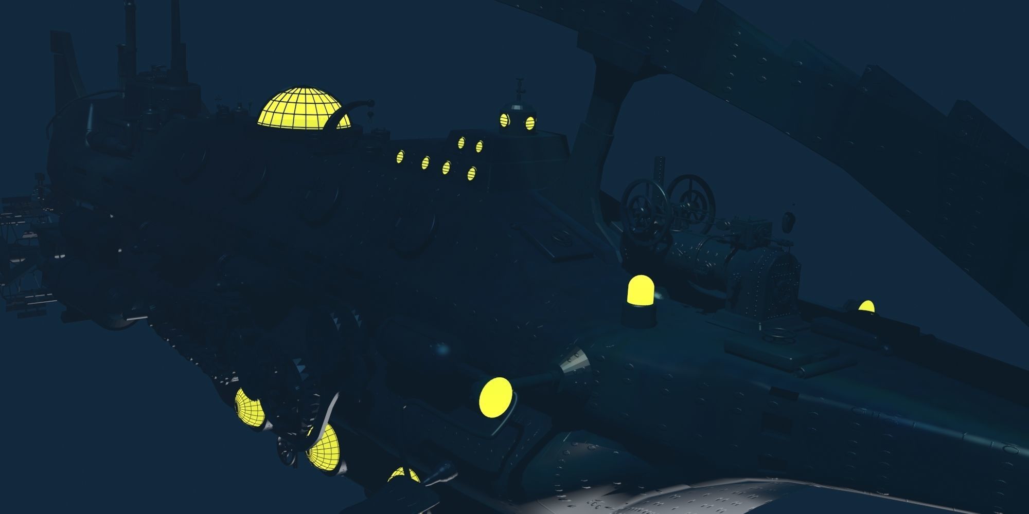 NAUTILUS spaceship 3D model_12