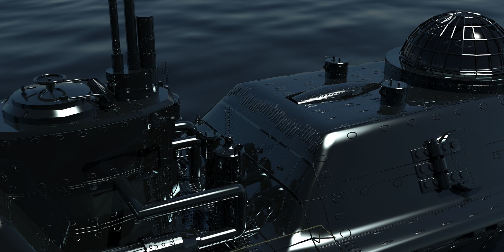 NAUTILUS spaceship 3D model_35