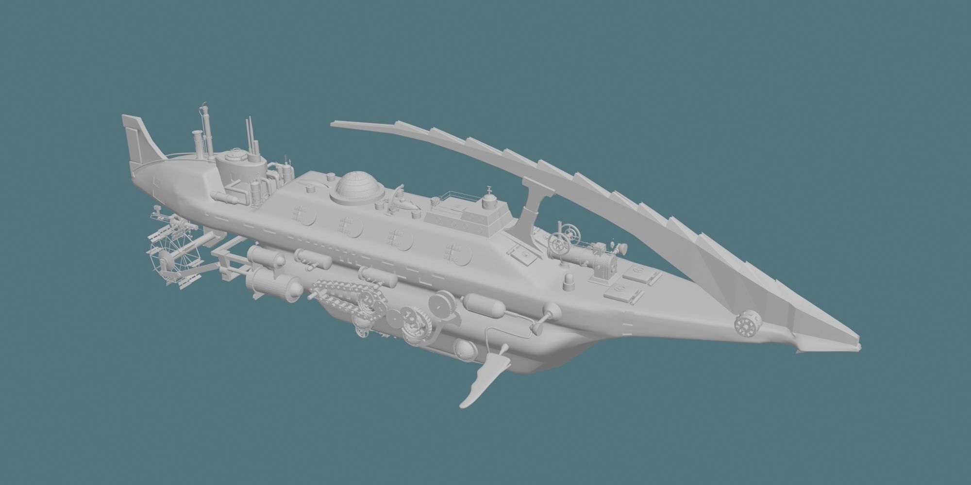 NAUTILUS spaceship 3D model_23